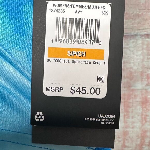 NWT Under Armour Ladies Fitted Crop Tank (S) - Picture 4 of 5